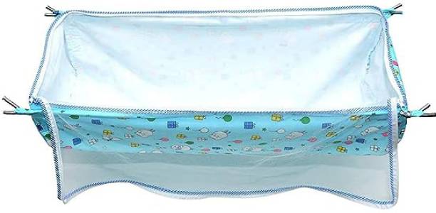 MEENA ENTERPRISES Baby Hammock Ghodiyu/Khoyu Soft Cotton Cloth Swing Cradle Safety,Mosquito Net Cotton Hammock