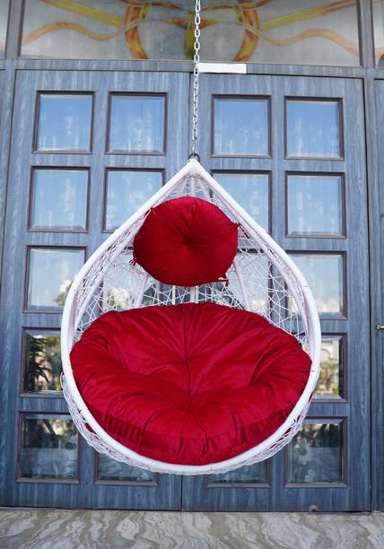 Patiofy Premium Hammock Hanging Swing Chair/ Swing for Adults/ Egg Chair/ Basket Swing Steel Large Swing