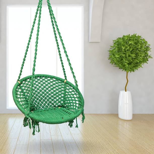 Curio Centre Cotton Round Swing for Adults/Hammock Chair/Swing for Home/Swing Chair Balcony Cotton Large Swing