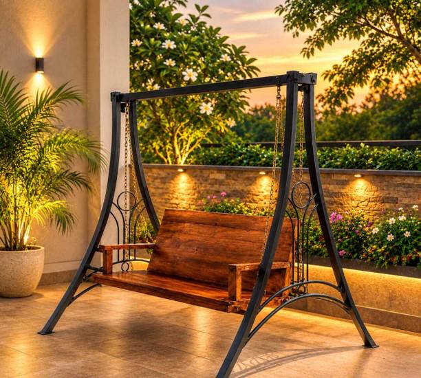 Mirza infra enterprises MIE-JHULA-01 Iron, Wooden Large Swing