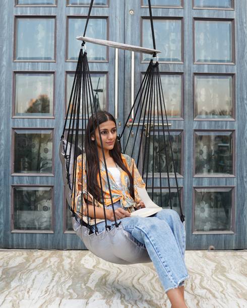 Patiofy Hammock Hanging Swing Chair Swing for Adult Hammock Swing for Home Cotton Hammock