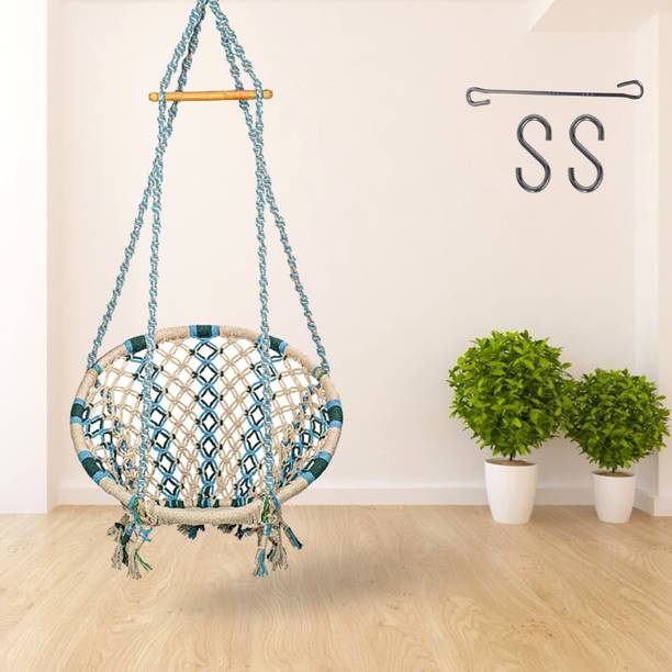 Curio Centre Round Modern Hanging Swing Chair/Swing for Adults/Cotton Hammock/Hanging Swing Cotton Hammock