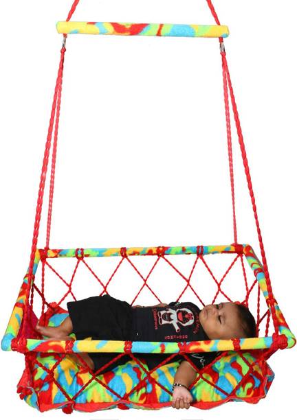 HURF CARE Wooden, Cotton Large Swing