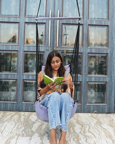 Patiofy Hammock Swing/ Jhula for Adults/ Swing Chair for Adults for Home/ Swing Chair Cotton Hammock