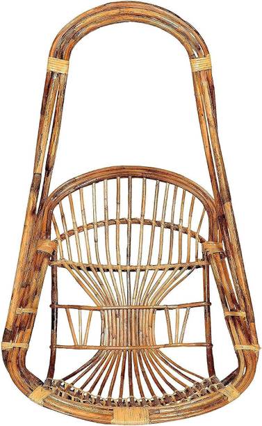 Treehouse Victory Hanging Chair Wooden Bamboo 100% Cane Swing Chair for Adults Bamboo Large Swing