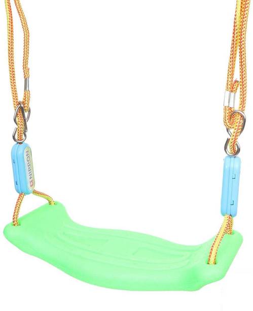 TOGGLE PLAY Plastic Rider Swing for Kids | Indoor & Outdoor Hanging Jhula | Strong Hand Grip Plastic Small Swing