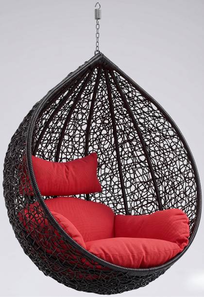 Hindoro Modern Indoor Outdoor Hanging Chair for Balcony Garden Area Iron Hammock
