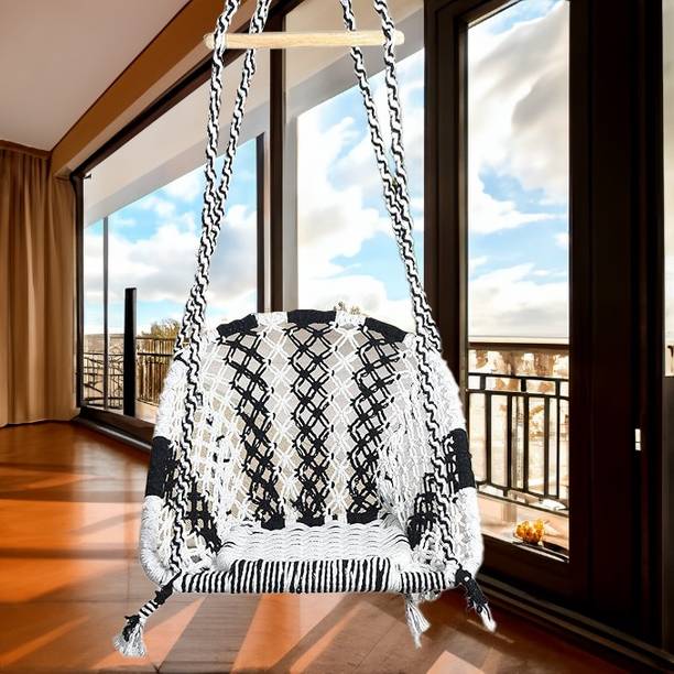 MODLIVING D Shape Premium Swing Chair for Adult, Children Cotton Hammock