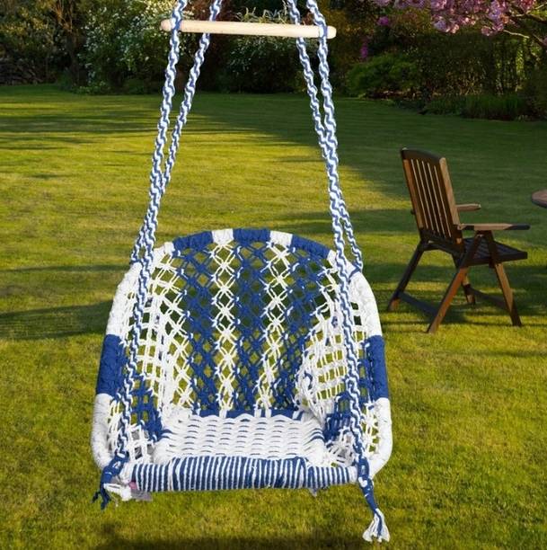 Halder Jute ROOPSE Premium Swing Chair Cotton Large Swing