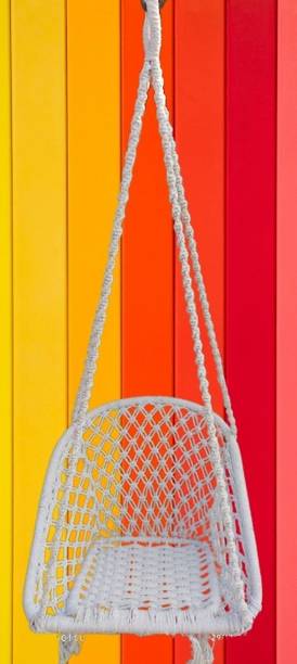 CBP SWING D WHITE Cotton, Wooden Small Swing