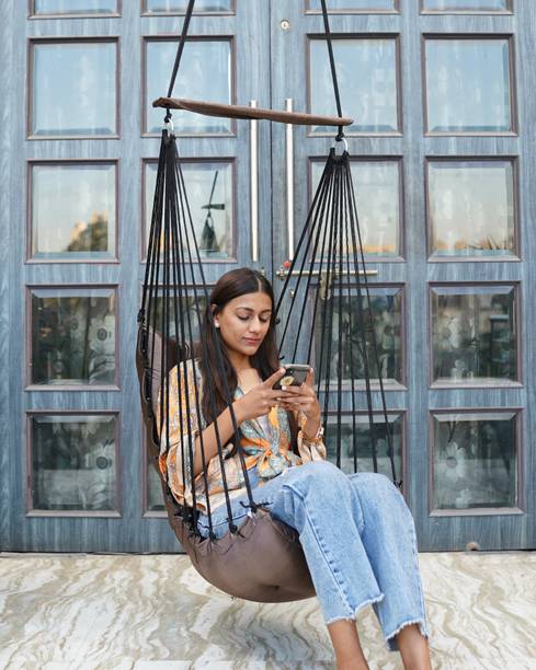 Patiofy Hammock Swing/ Jhula for Adults/ Swing Chair for Adults for Home/ Swing Chair Cotton Hammock