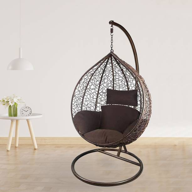 Jhula King Luxury Hammock Swing Chair with Stand for adult Swing for Balcony Steel Large Swing