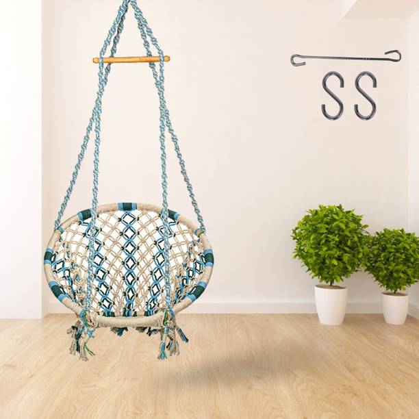Curio Centre Cotton Round Hanging Swing Chair Cotton Hammock