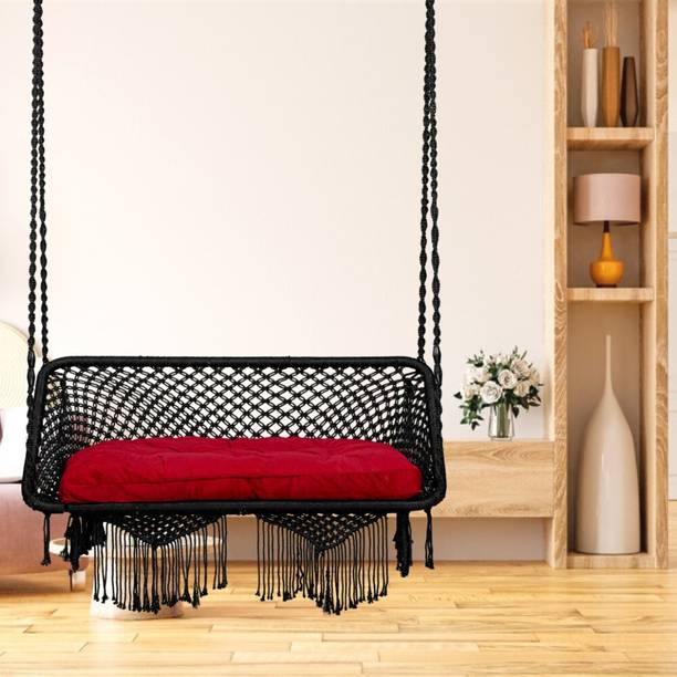 Patiofy Premium Large Double Seater Swing/ Swing for Adults/ 2 Seater Adult Swing/ Jhula Polyester Hammock