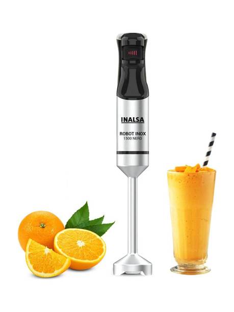Inalsa 1500 W Silver/Black Hand Blender
