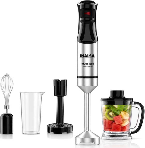 Inalsa 1500 W Black/Silver Hand Blender