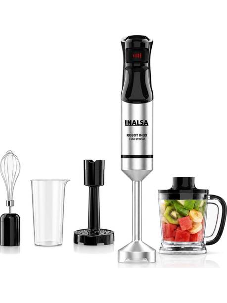 Inalsa 1500 W Black/Silver Hand Blender