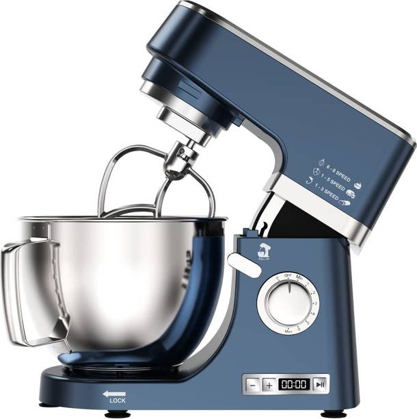 Inalsa 1400 W Blue/Silver Stand Mixer