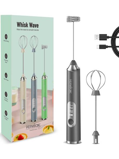 HOMEBASIC 50 W Grey Hand Blender, Electric Whisk