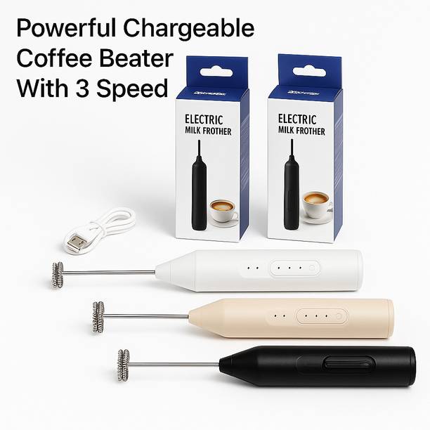 advik mart 50 W Black, White, Cream Electric Whisk