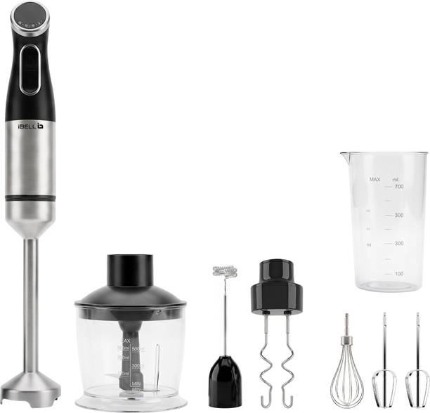 iBELL 1200 W Black, Steel Hand Blender