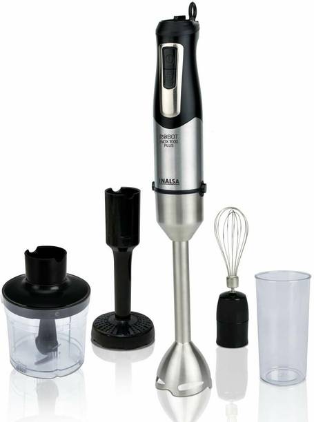 Inalsa 1000 W Silver/Black Hand Blender