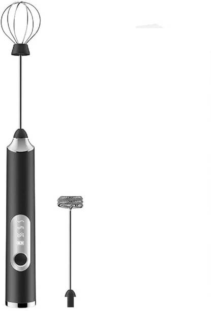 MOBONE 50 W Multi-color (Best Rechargeable Handheld Milk Frother - 3-Speed ) Electric Whisk