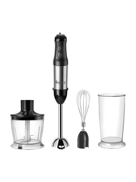 Warmex Home Appliances 600 W Silver, Black Hand Blender, Chopper, Electric Whisk