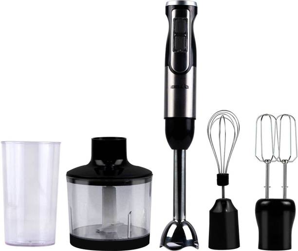 iBELL 1000 W Black, Steel Hand Blender