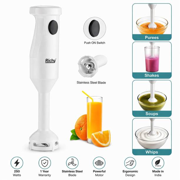 Richy 250 W White Hand Blender