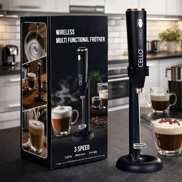 CELLO 60 W Copper Black Hand Blender, Electric Whisk