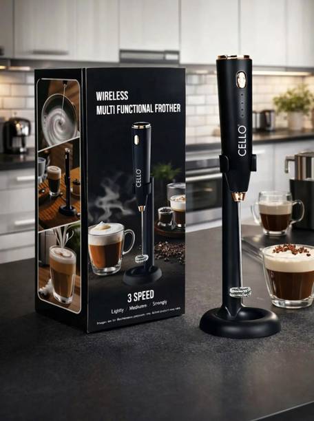 CELLO 60 W Copper Black Hand Blender, Electric Whisk