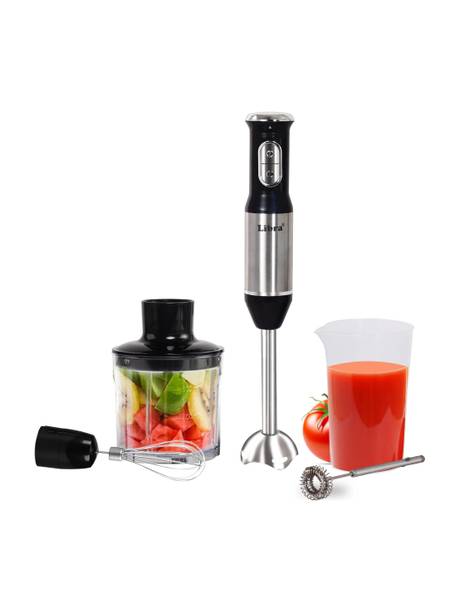 LIBRA 1200 W Stainless Steel and Black Hand Blender