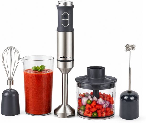 The Better Home 1200 W Grey Chopper, Electric Whisk, Hand Blender