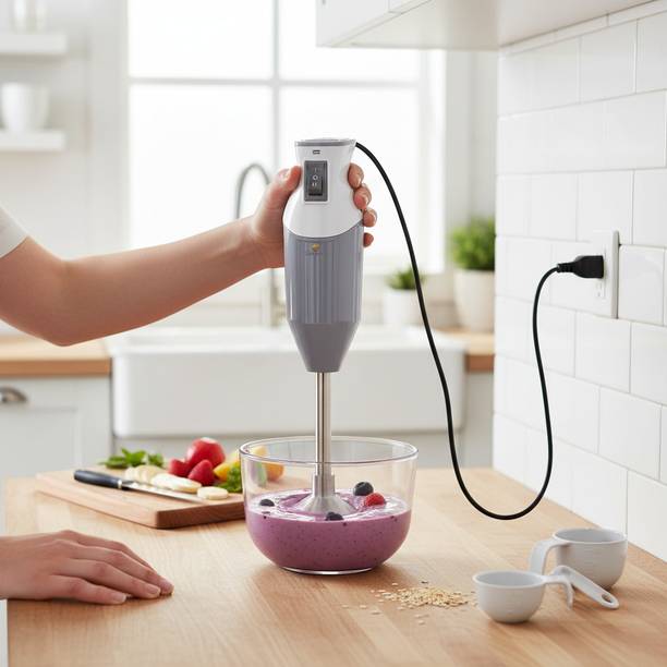 GRINISH 250 W Grey Hand Blender