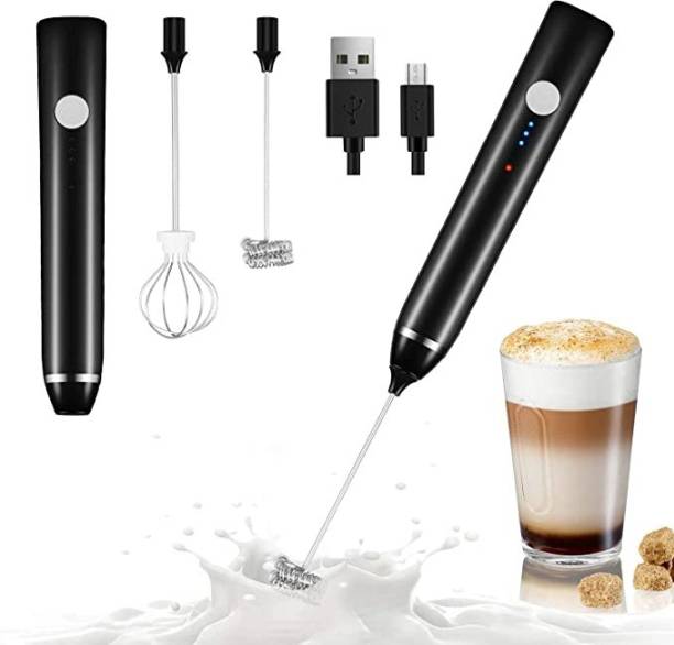 K4Mart Milk Frother Handheld USB, Rechargeable Electric Coffee Beater 50 W Electric Whisk