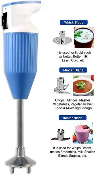 Royatto 350 W Blue Multicolor Hand Blender