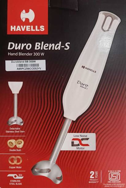 HAVELLS 300 W White Hand Blender