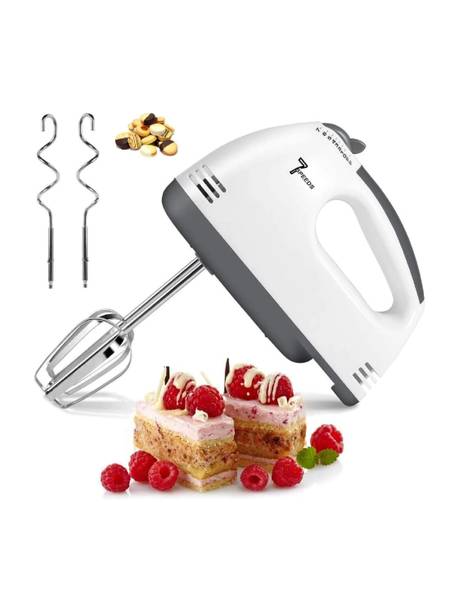 Elysium 260 W Black and White Electric Whisk, Hand Blender