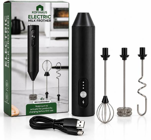 KOFIHAUS 50 W Black Electric Whisk, Hand Blender, Stand Mixer