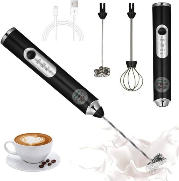 RENMAX 50 W Black Electric Whisk