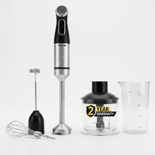 iBELL 1200 W Black, Steel Hand Blender