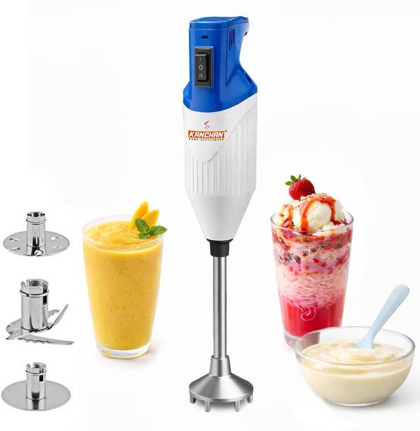 KANCHAN 200 W White Hand Blender, Electric Whisk