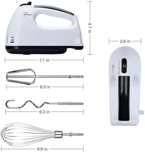 TECHNEST 260 W White Hand Blender