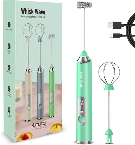 HOMEBASIC 50 W Green Hand Blender, Electric Whisk