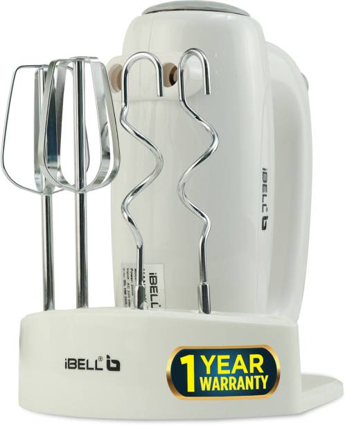 iBELL HM390L Hand Mixer 200W Beater /Blender /Electric Cream Maker for Cakes, 5 Speed 200 W Hand Blender