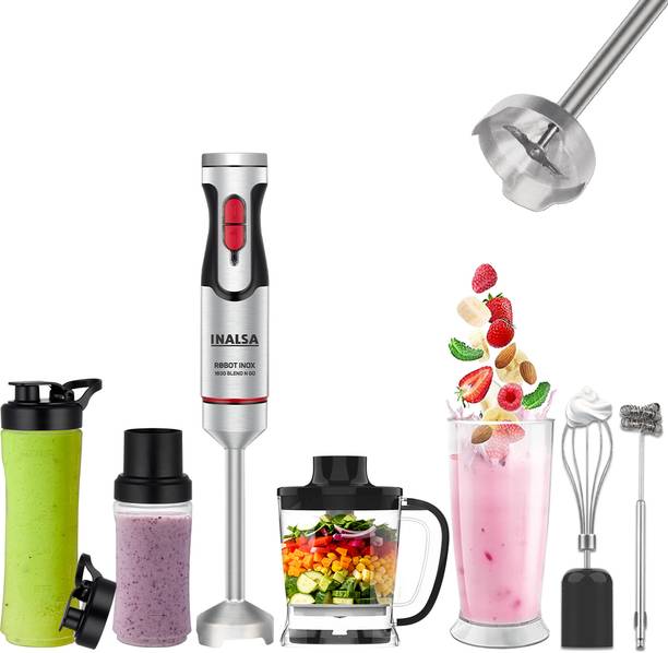 Inalsa 1800 W Black/Silver Hand Blender
