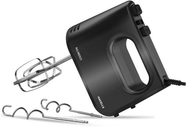 HAVELLS 300 W NUMIXO HAND MIXER NEW LAUNCH BLACK Electric Whisk