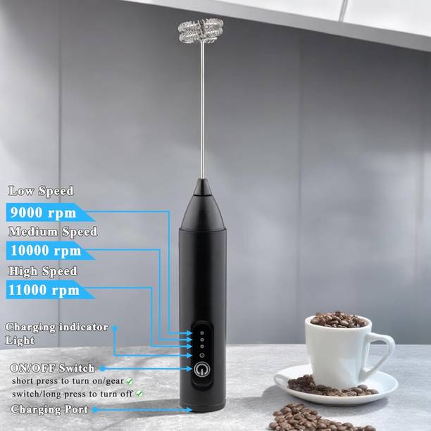 X - Glam 50 W Black Hand Blender