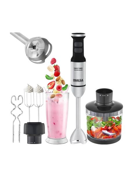 Inalsa 1700 W Black/Silver Hand Blender